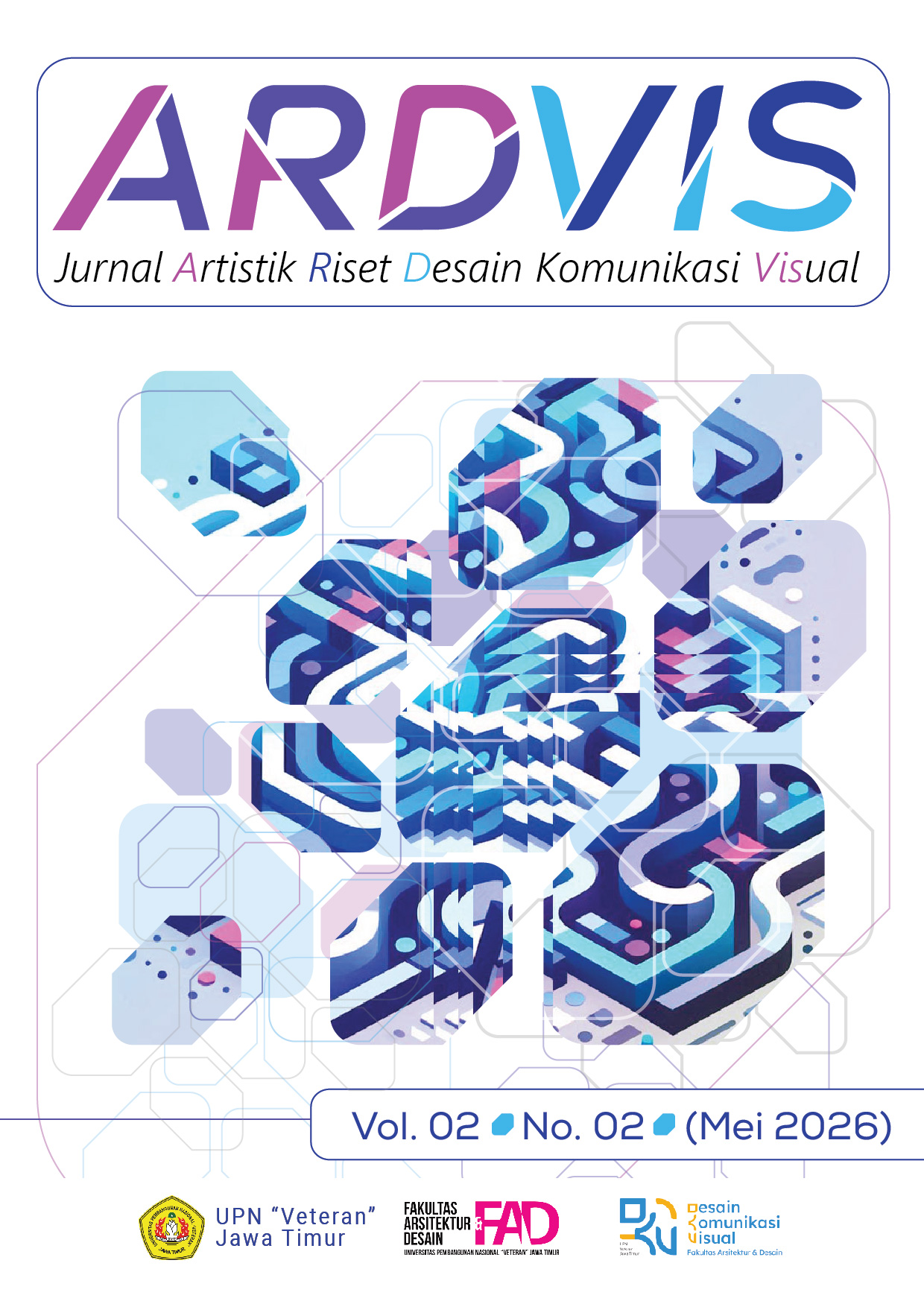 					View Vol. 2 No. 2 (2026): Ardvis: Jurnal Artistik Riset Desain Komunikasi Visual 
				